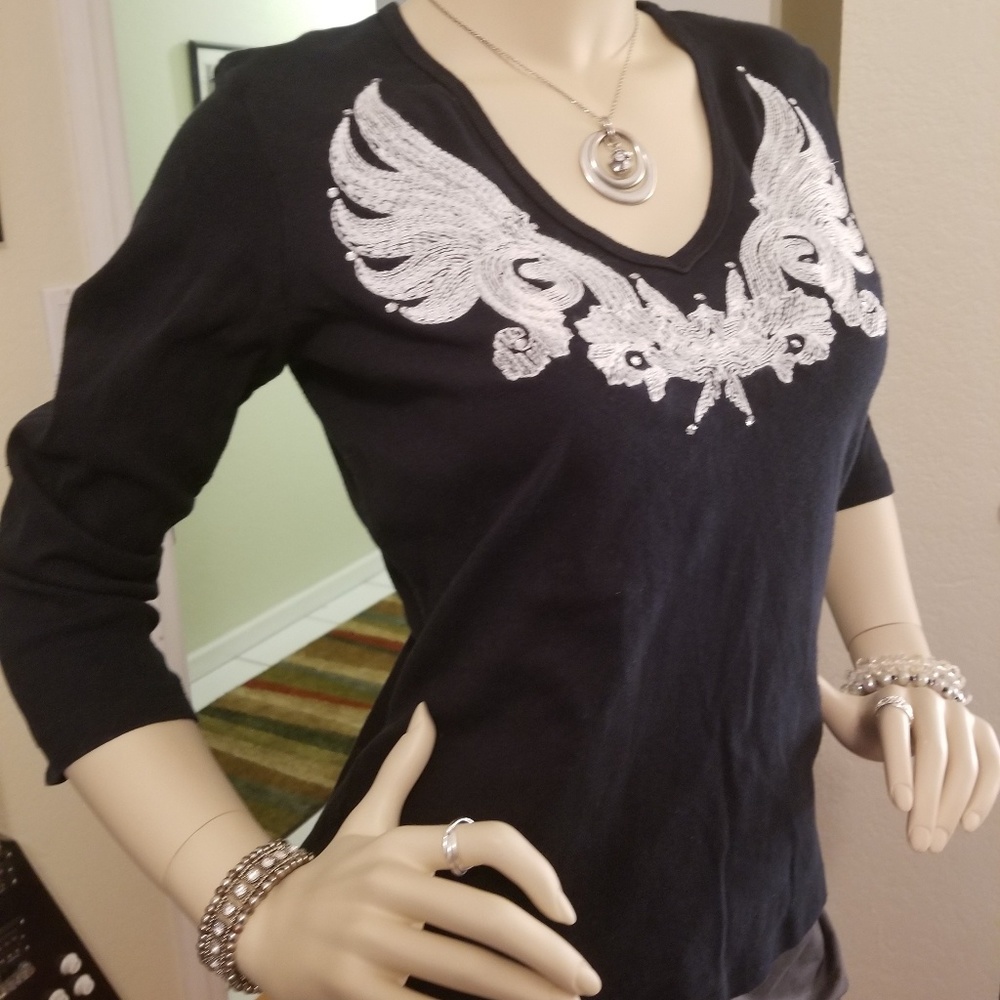 I.D.I. by Matthew Angel Wings with Rhinestone Top
